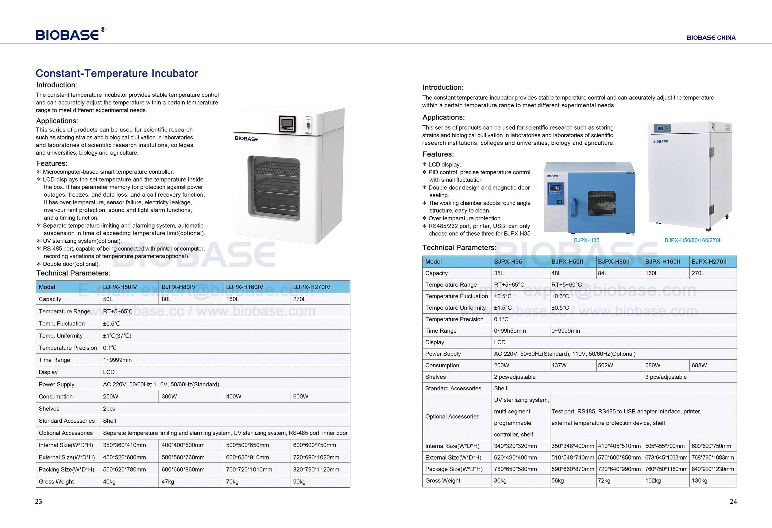 23-24 Constant-Temperature Incubator 23-24定期インキュベーター