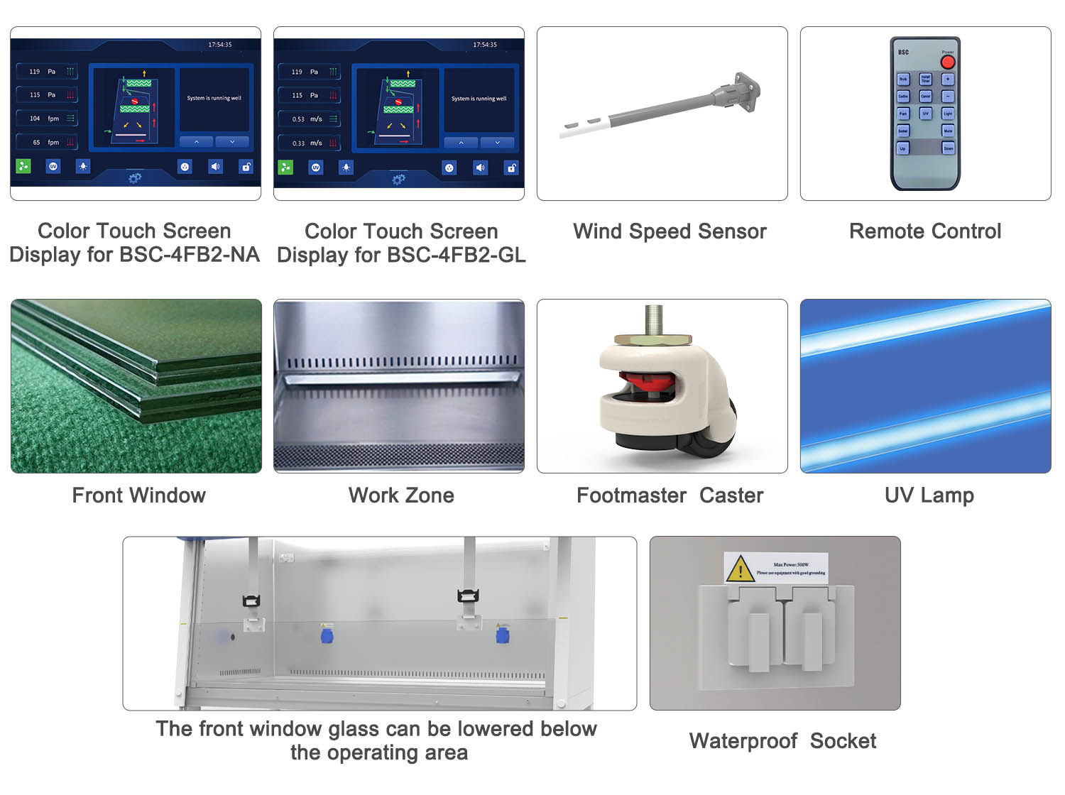 30-31 NSF認定クラスII B2生物学的安全性キャビネット