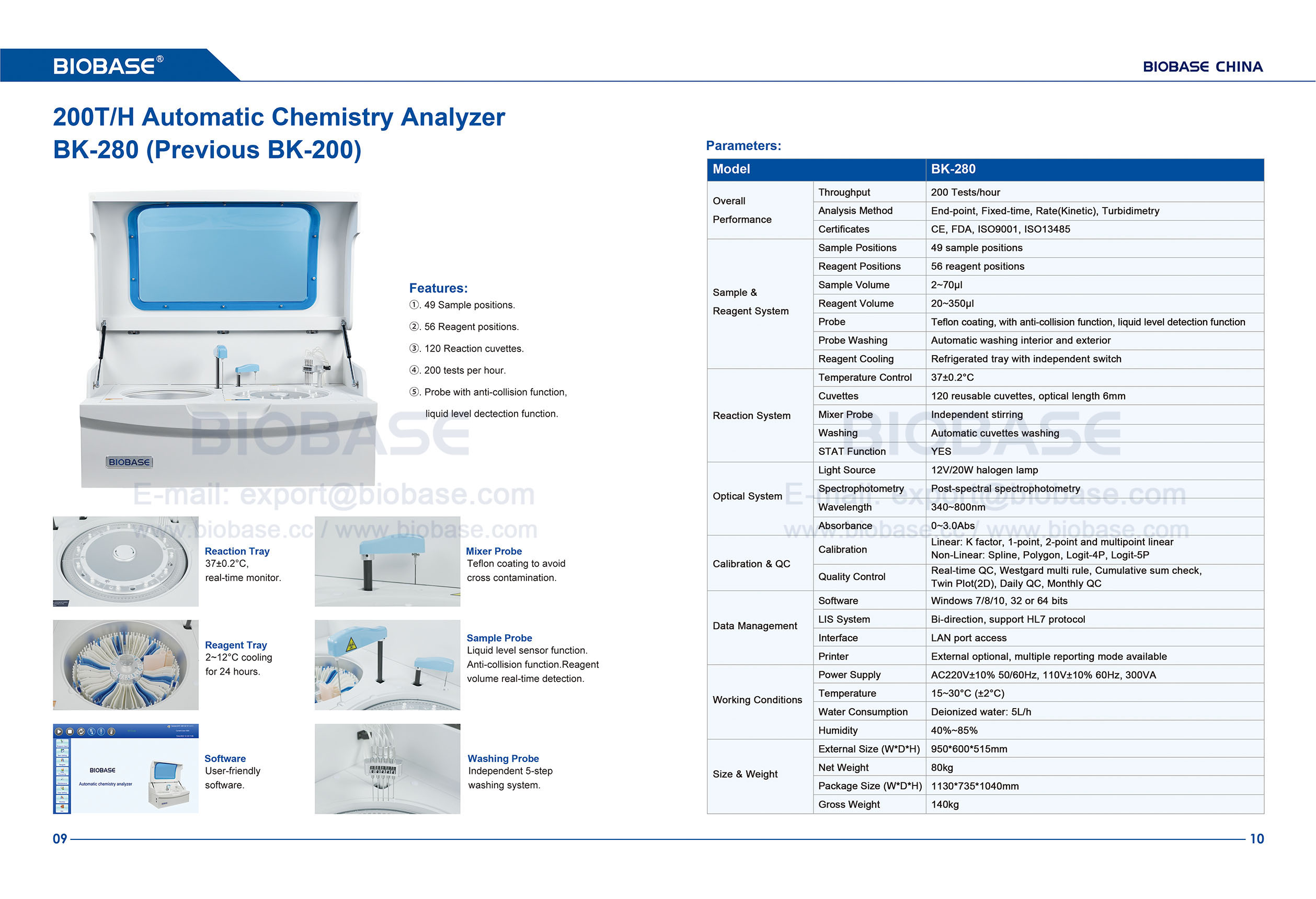 09-10 BK280 自動化学分析装置
